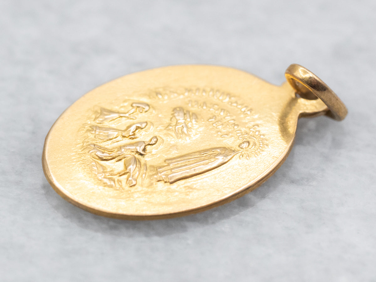 Hermosa Señora Madonna Religiosa Colgante