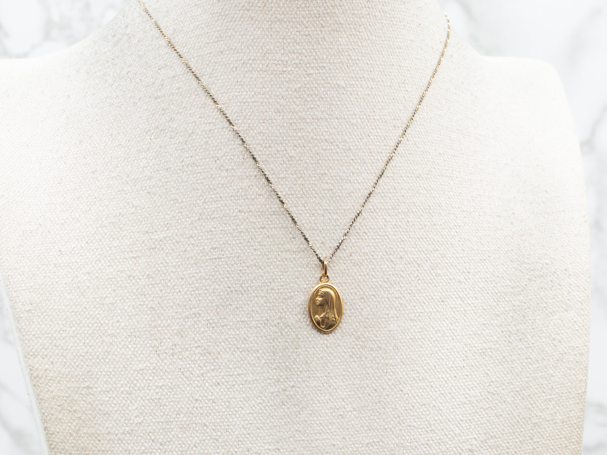 Hermosa Señora Madonna Religiosa Colgante