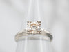 Vintage Jabel Champagne Diamond Engagement Ring