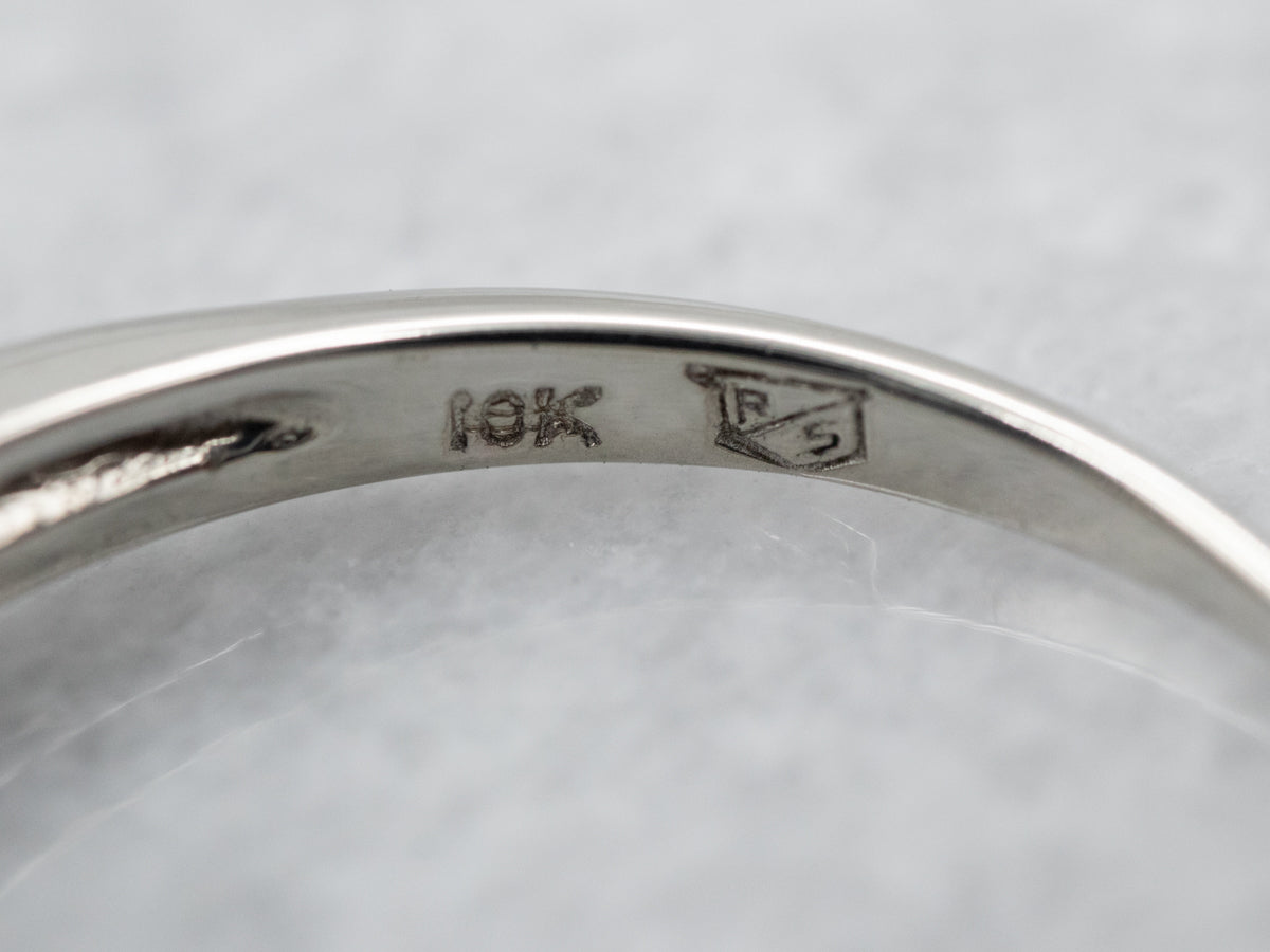 Vintage Cushion Cut Diamond Engagement Ring