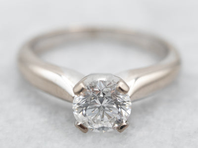 Vintage Jabel Diamond Solitaire Engagement Ring