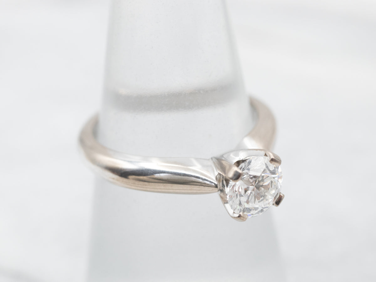 Vintage Jabel Diamond Solitaire Engagement Ring