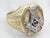 Antique Old Mine Cut Diamond Men's Masonic Ring