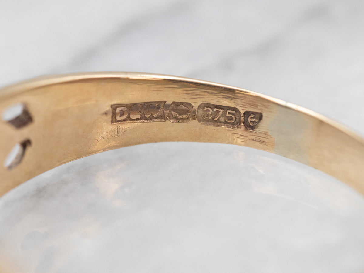 Diamond and Ruby Flower Ring