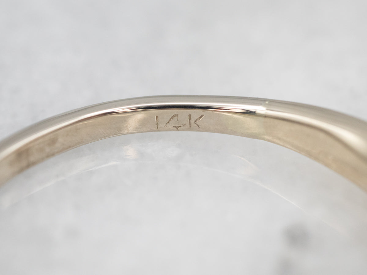 Banda protectora de diamantes en oro blanco