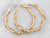 Nautical Twisted 18-Karat Gold Hoop Earrings