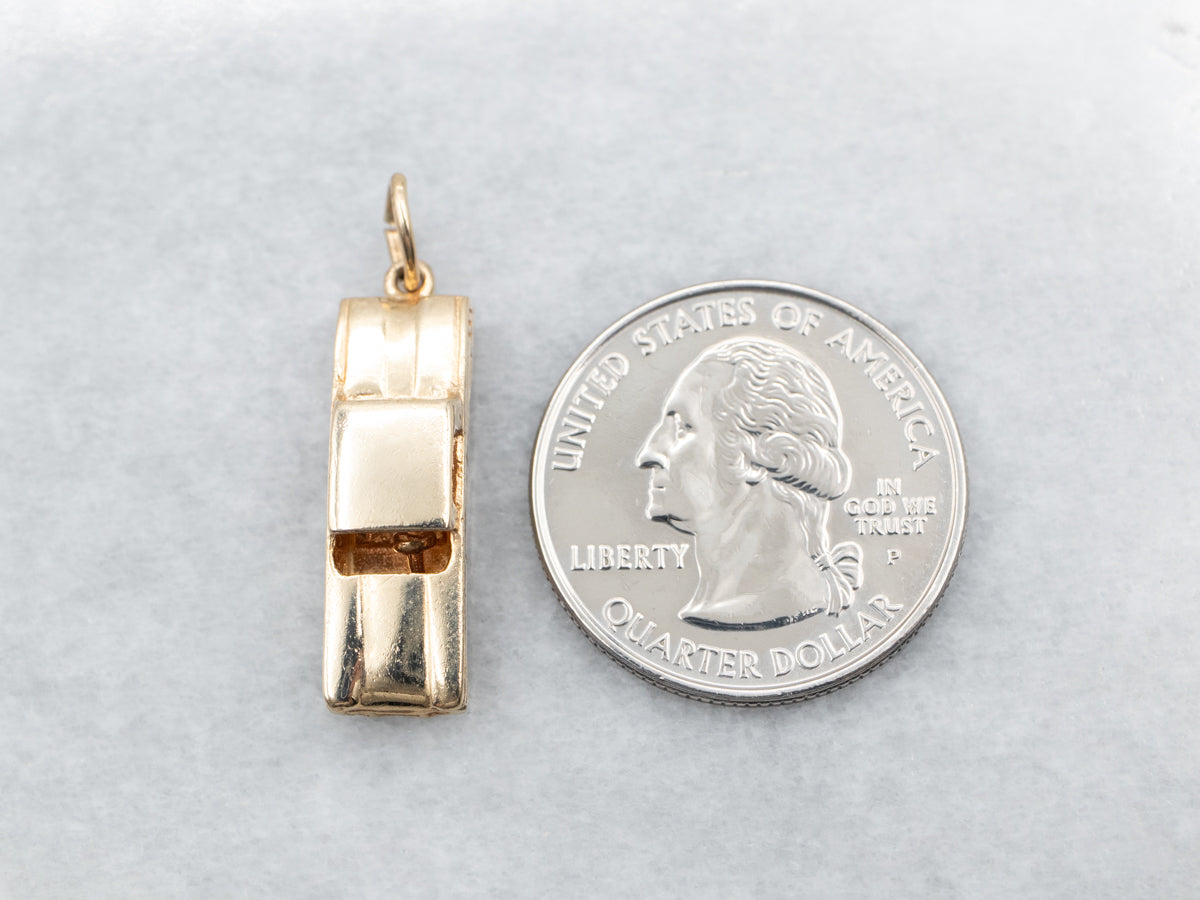 Yellow Gold Car Charm