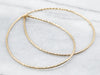 Yellow Gold Sparkly Collar Necklace