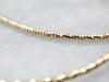 Yellow Gold Sparkly Collar Necklace