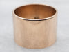 Rose Gold Wide Band