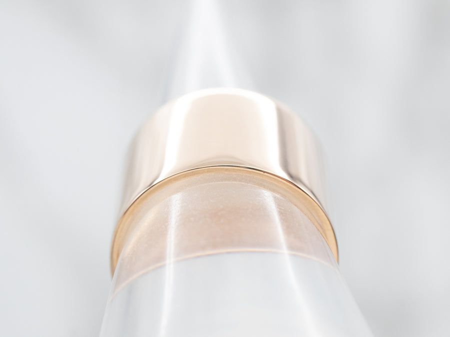 Rose Gold Wide Band