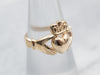 Vintage Gold Claddagh Ring