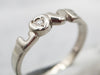 White Gold Diamond LOVE Ring