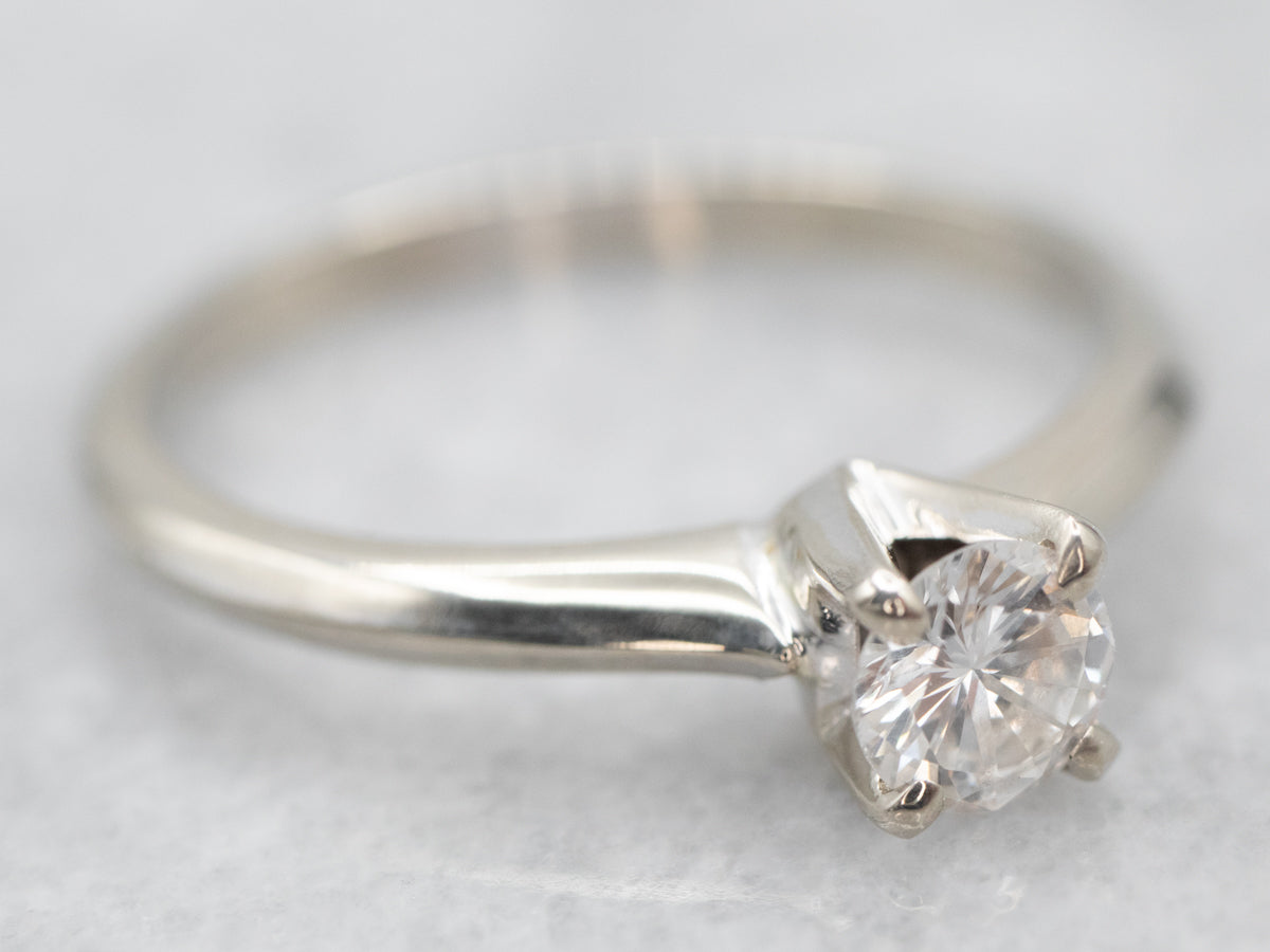 Classic Diamond Solitaire Engagement Ring