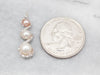 Graduated Pearl and Diamond Pendant