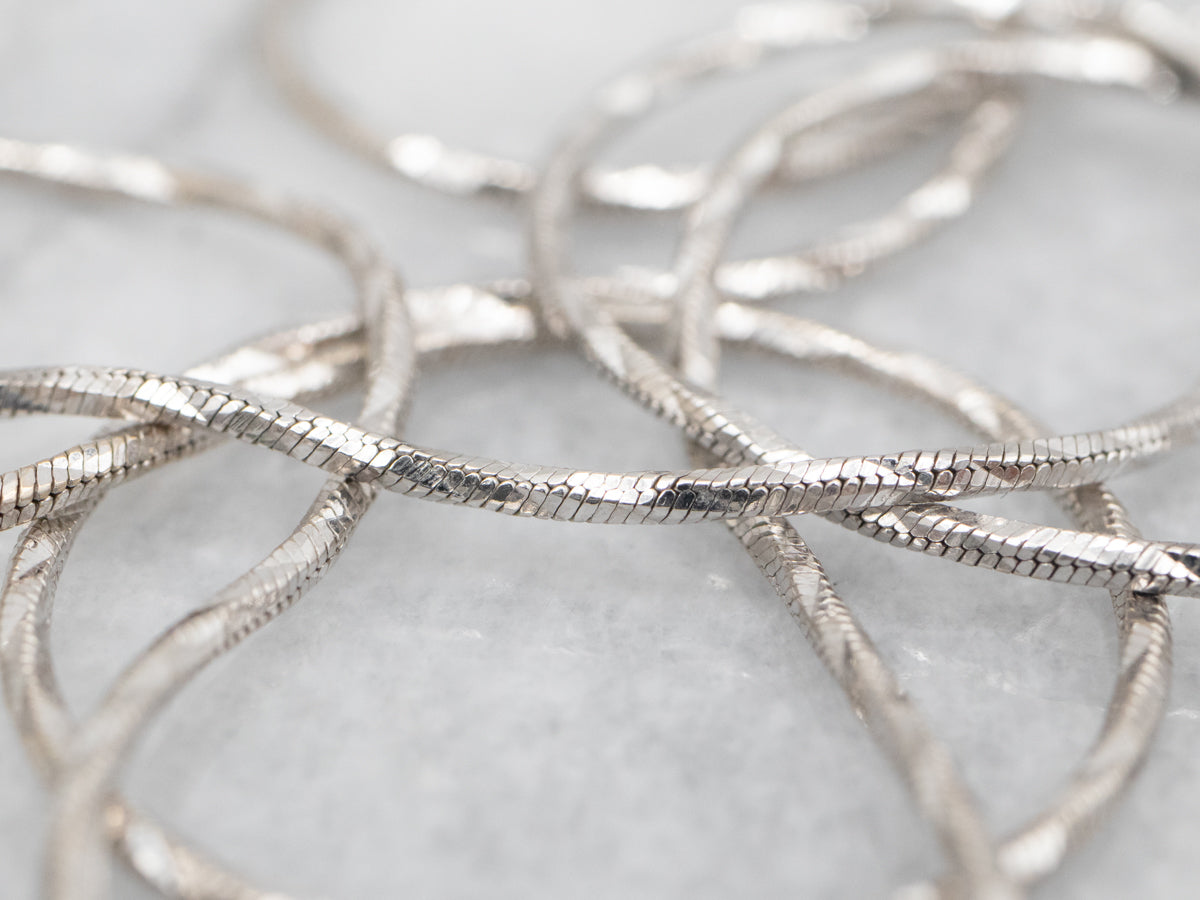 Italian 18-Karat Gold Twisted Box Chain