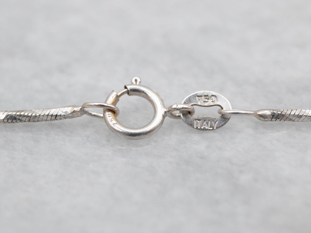 Italian 18-Karat Gold Twisted Box Chain