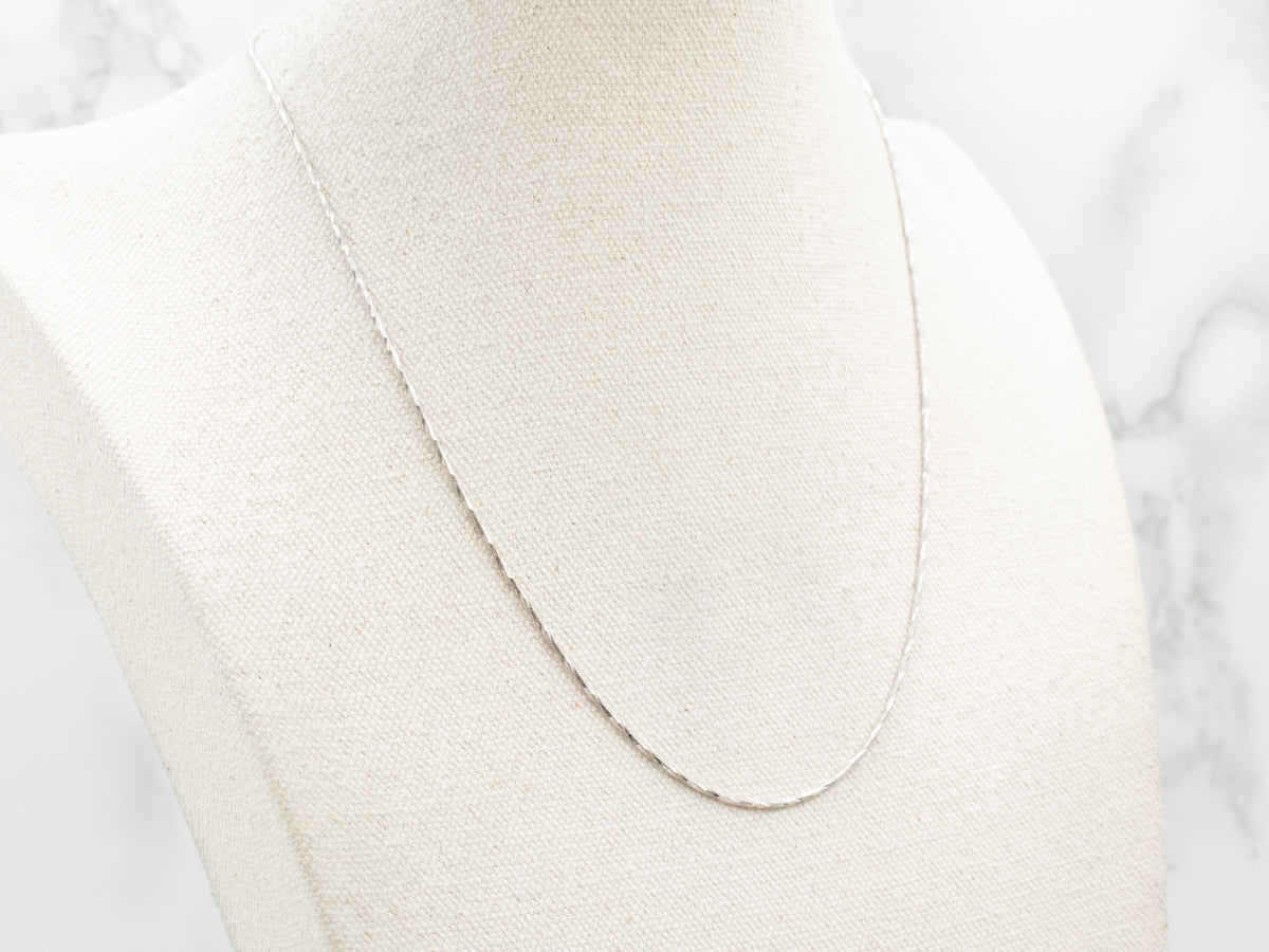 Italian 18-Karat Gold Twisted Box Chain