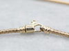 Sleek Italian Gold Cord Chain Necklace