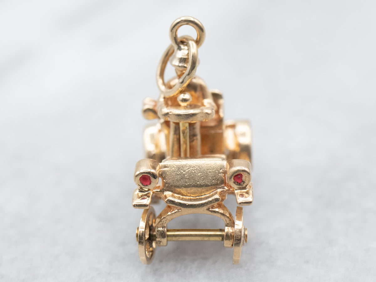 Vintage Gold Model-T Charm