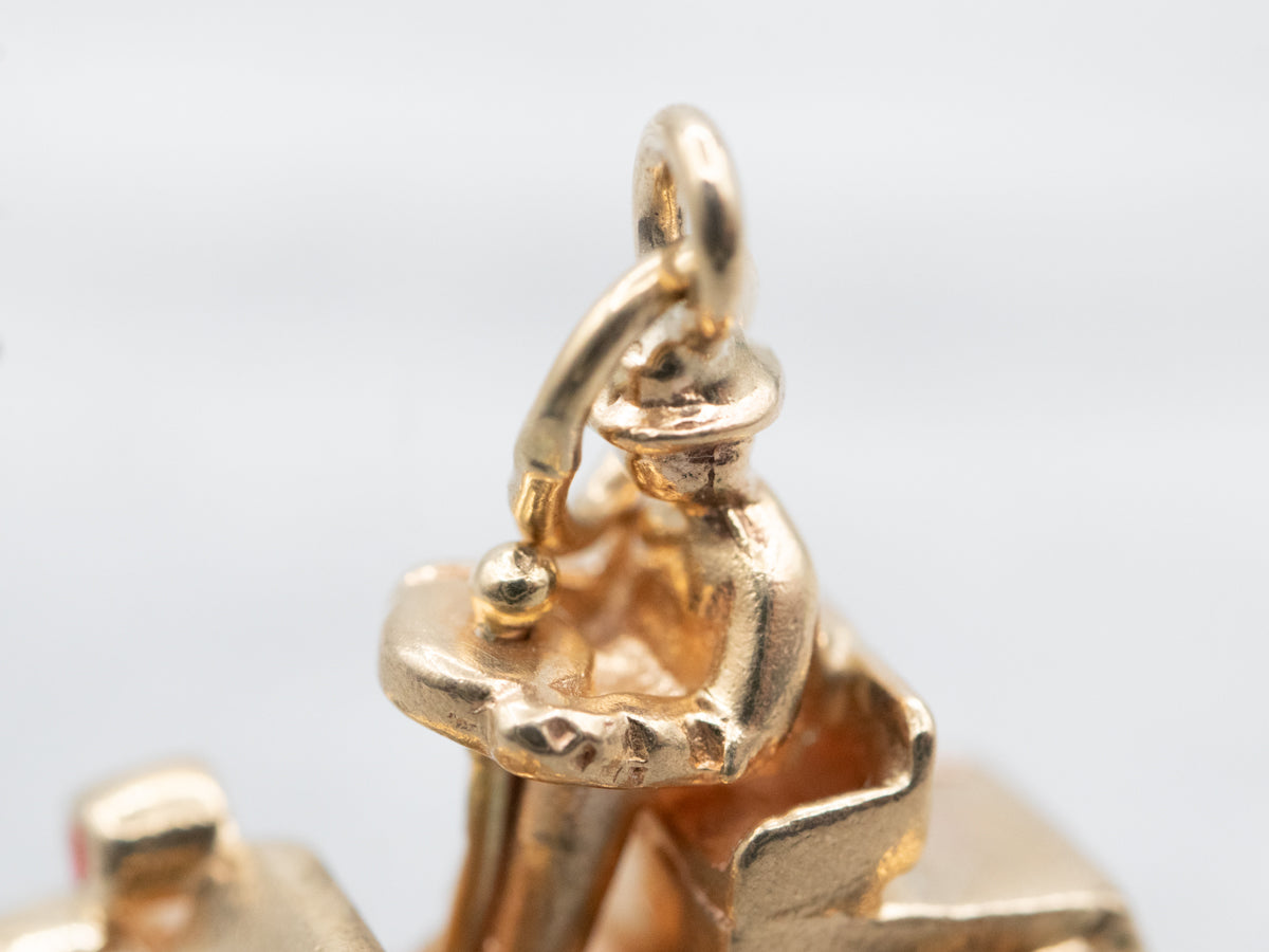 Vintage Gold Model-T Charm