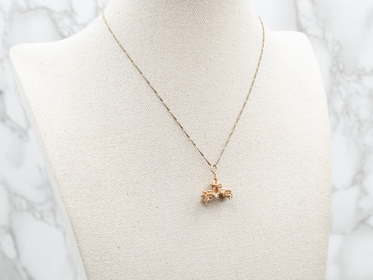 Vintage Gold Model-T Charm