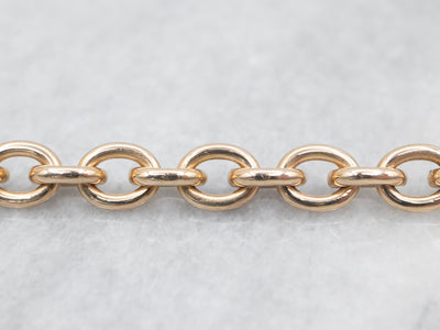 Chunky Gold Cable Chain Link Bracelet