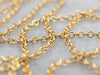 Polished Gold Rolo Chain with Lobster Clasp