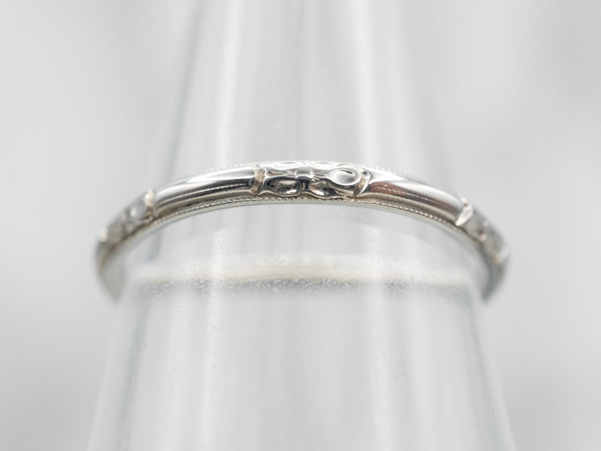 Vintage Forget-Me-Not Pattern Band