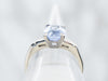 Retro Sapphire Solitaire Engagement Ring