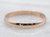 Simple Rose Gold Band