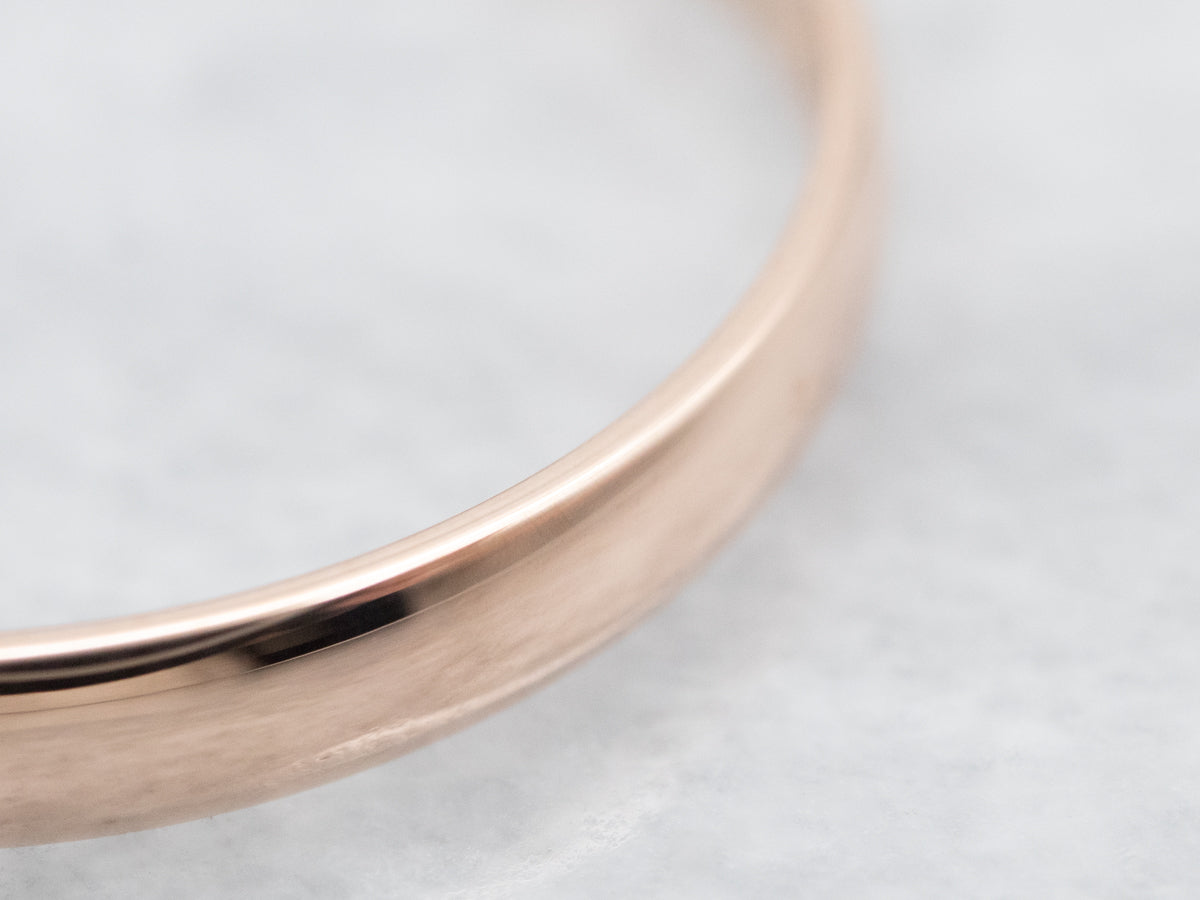 Simple Rose Gold Band