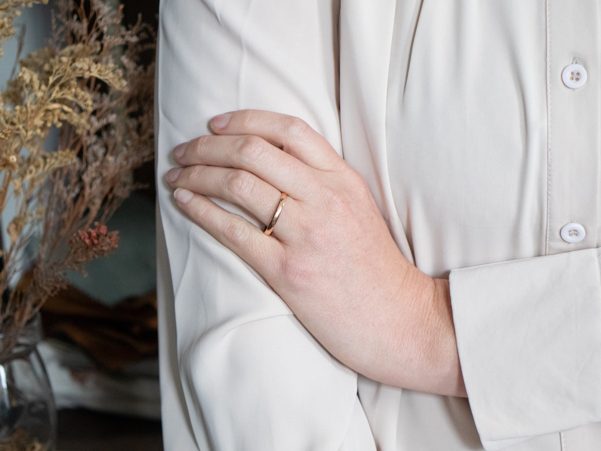 Simple Rose Gold Band
