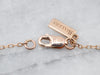 Superior-Quality Rose Gold Station Chain Bracelet with Lobster Clasp
