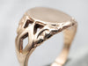 Ornate Antique Gold Signet Ring