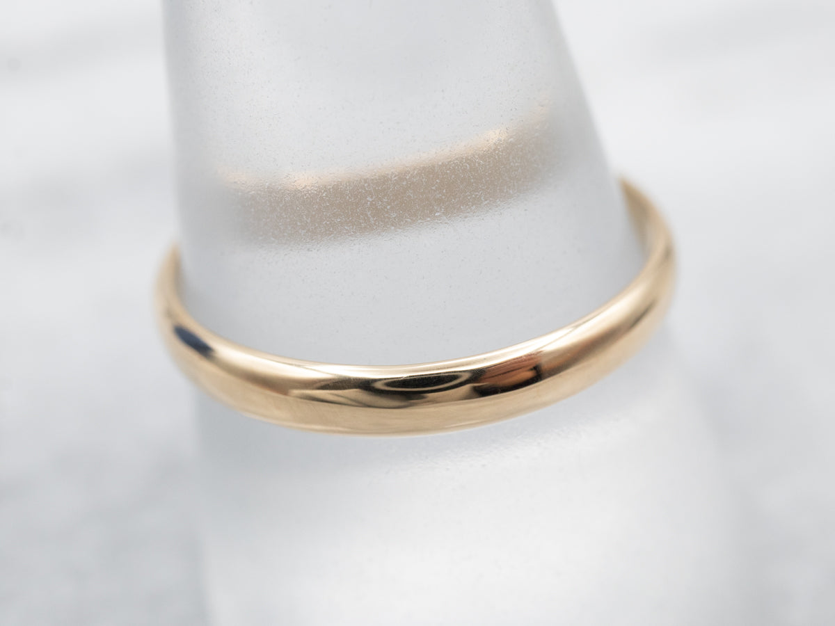 Classic Unisex Gold Band