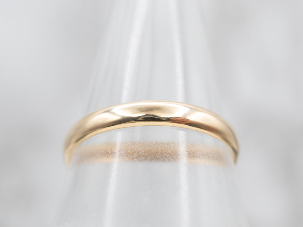 Classic Unisex Gold Band