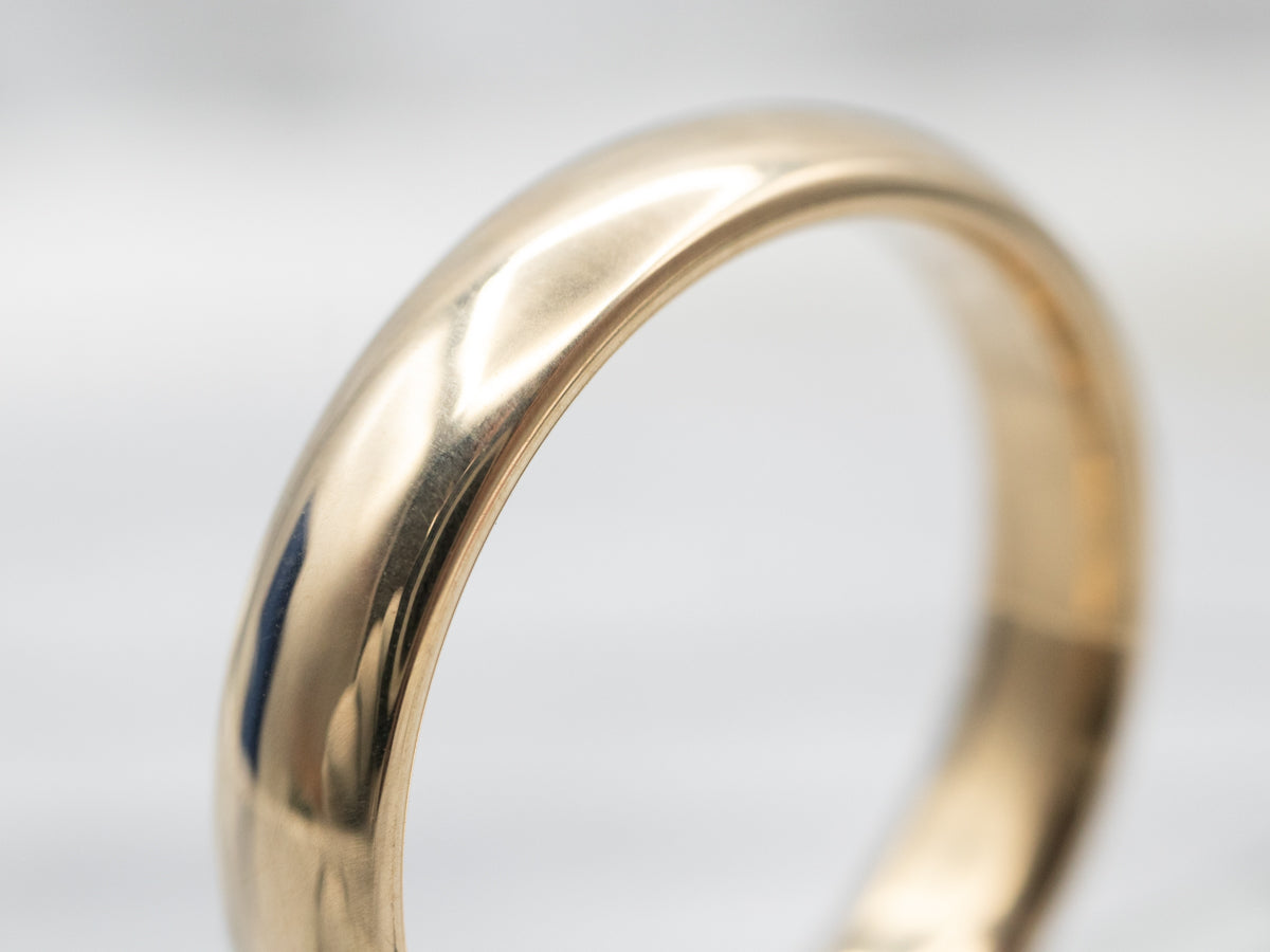 Plain Gold Wedding Band