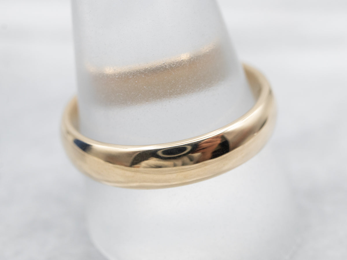 Plain Gold Wedding Band