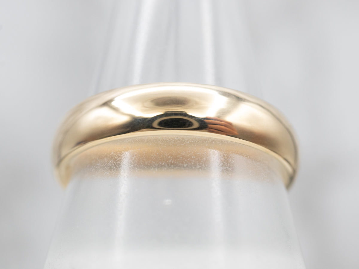 Plain Gold Wedding Band