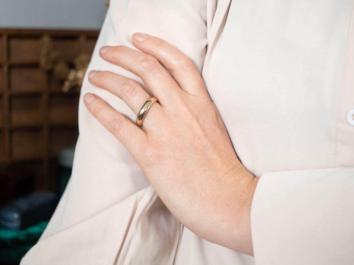 Plain Gold Wedding Band