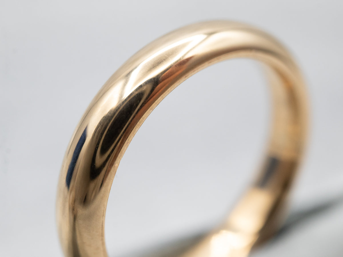 Unisex 18-Karat Gold Wedding Band