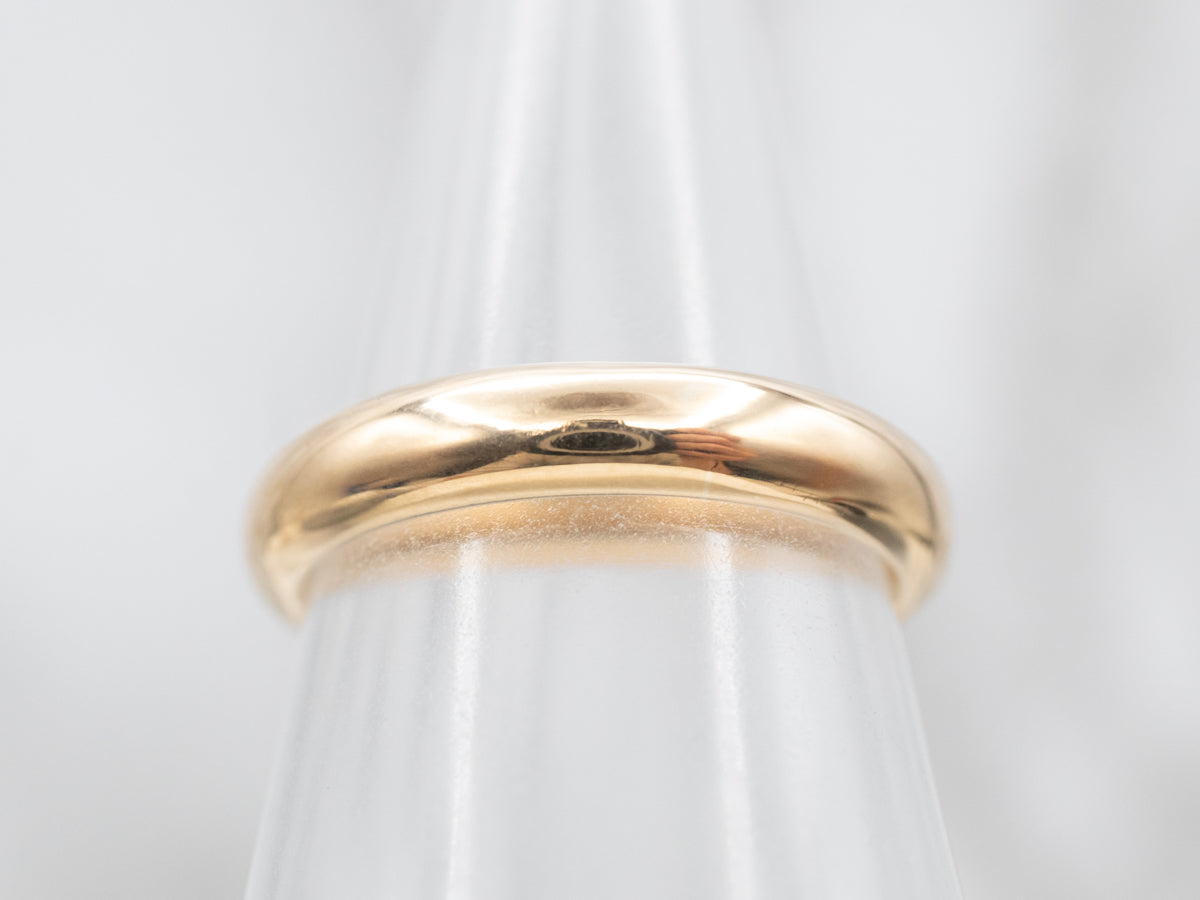 Unisex 18-Karat Gold Wedding Band