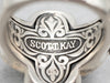 Vintage Scott Kay Mixed Metal Cross Ring