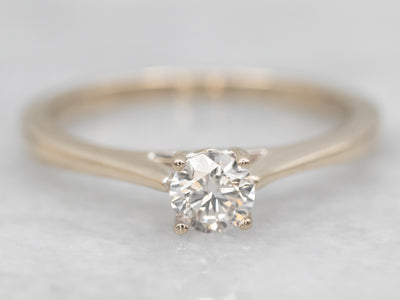 Sweet Diamond Solitaire Engagement Ring