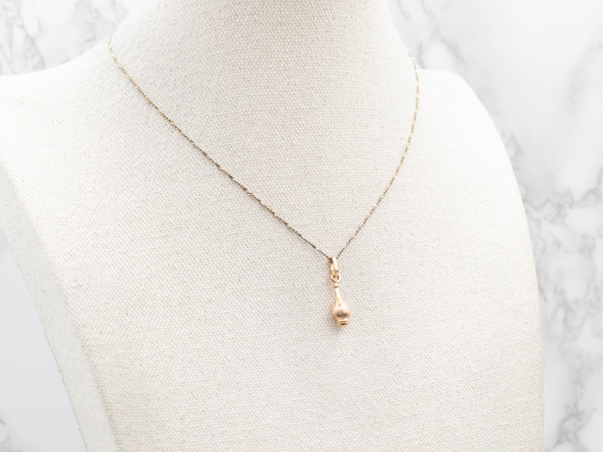 Yellow 18-Karat Gold Chianti Bottle Charm