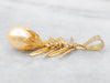 Elegant Pearl 18-Karat Gold Drop Pendant