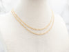Yellow Gold Large Twist Link Chain with Spring Ring Clasp