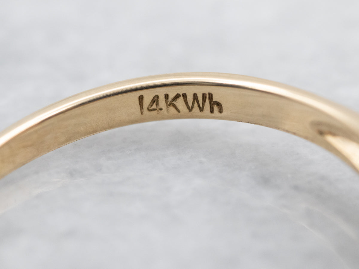 Classic Pearl Solitaire Ring