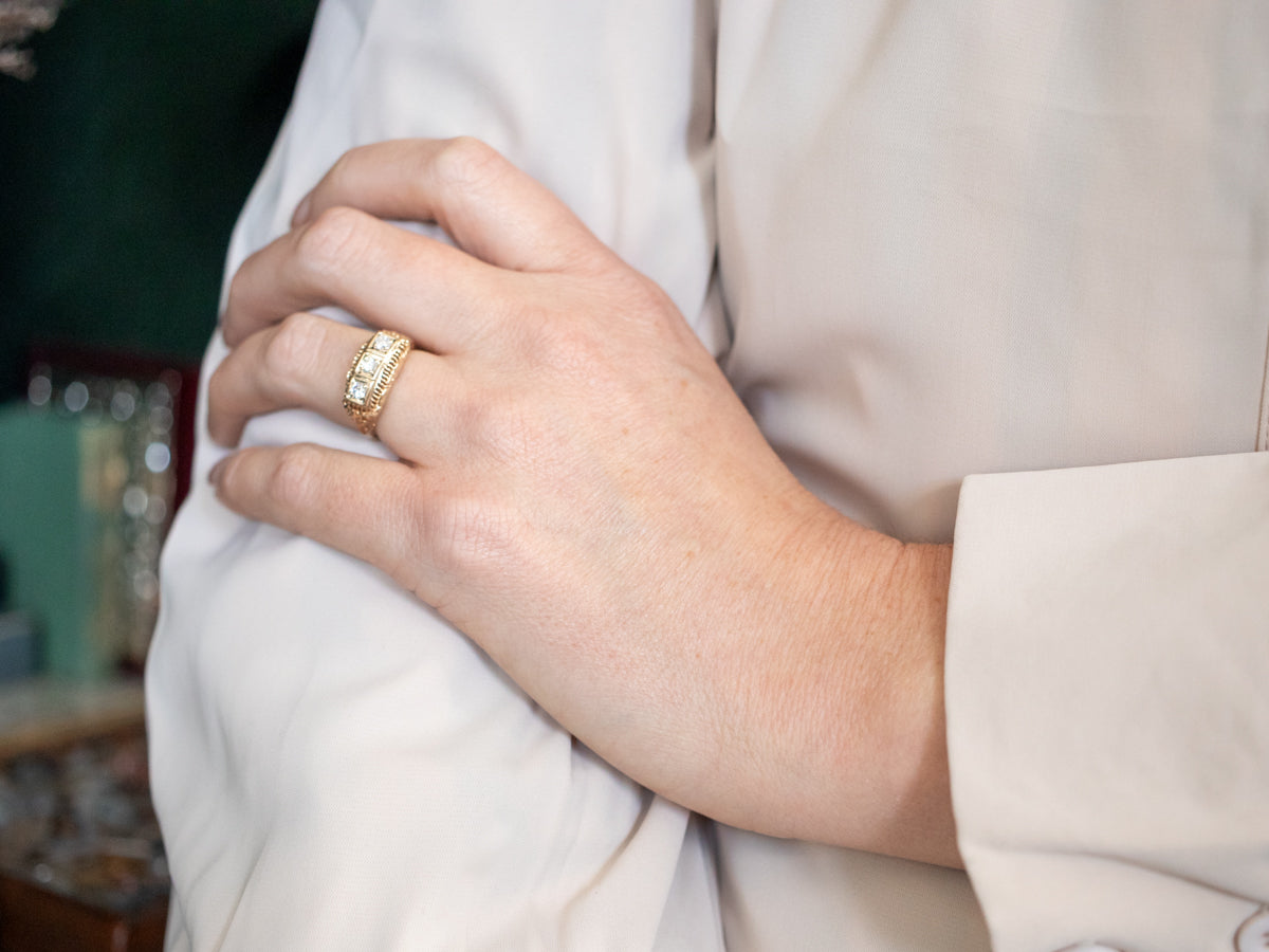 Yellow Gold Diamond Engagement Ring